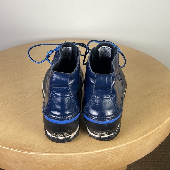 Sorel Out n About Waterproof Duck Boots Snow Winter Spring Rain Navy Blue 7.5 - Picture 5 of 9